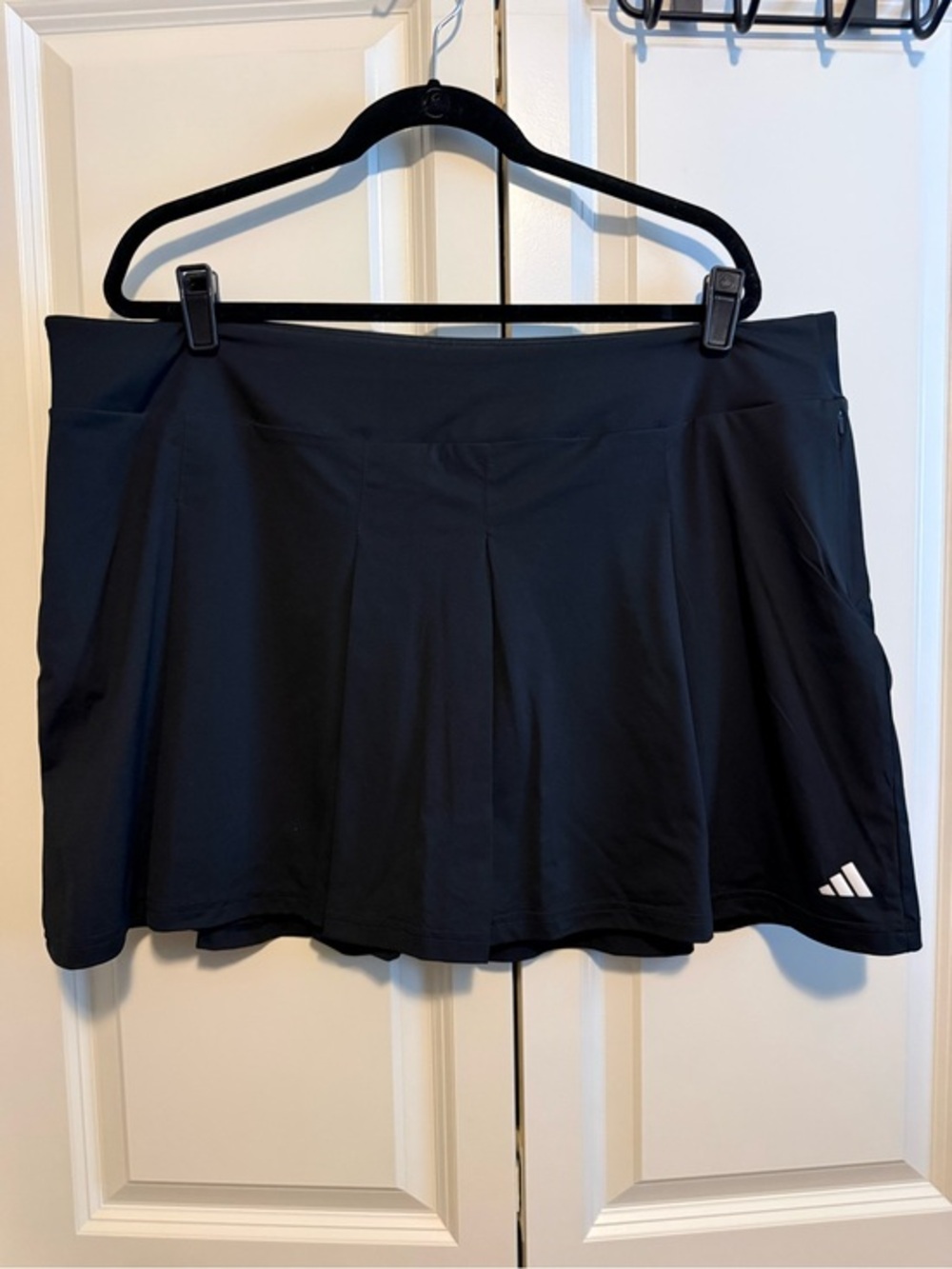 adidas Black Performance Skort with Subtle Logo